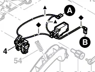 interrupteur taille-haie AHS 52 ACCU Bosch